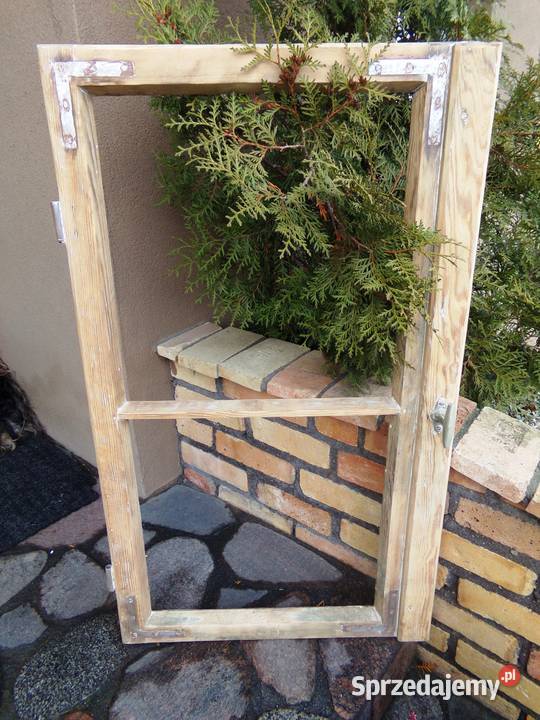 Stara rama na lustro aranżacja loft retro Ełk