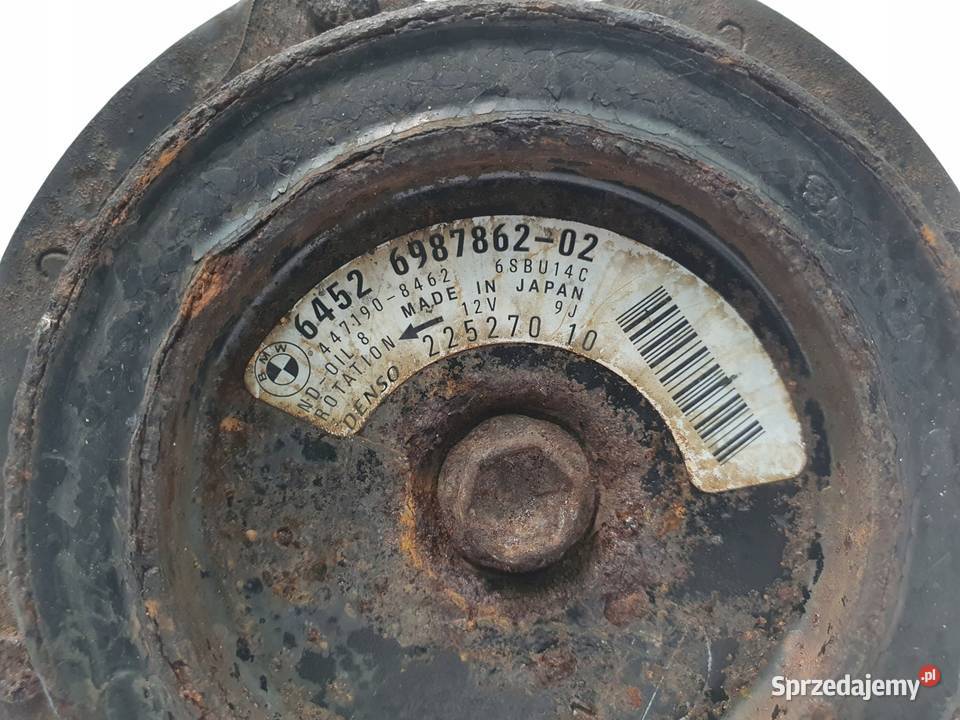 SPRĘŻARKA KLIMATYZACJI BMW E87 E90 20 D denso Chełm