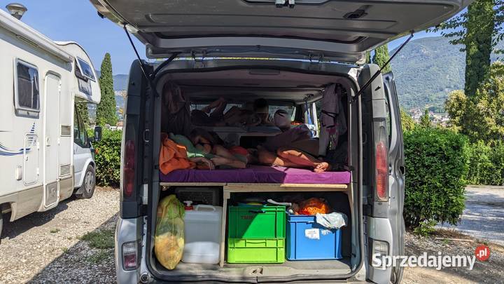 Zabudowa Kamper Box do Opel Vivaro Trafic Łóżko Wólka Brzózka