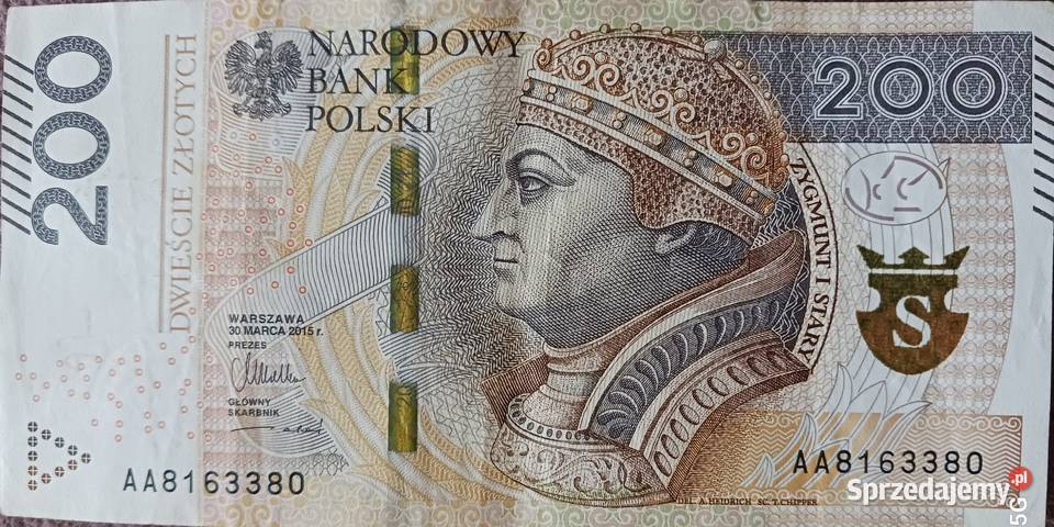 200 Zygmunt I Stary30 III 2015 rA A 8163380 sprzedam