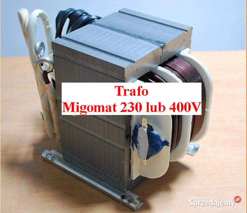 Transformator 250A migomat spawarka wersje 230V lub 400V