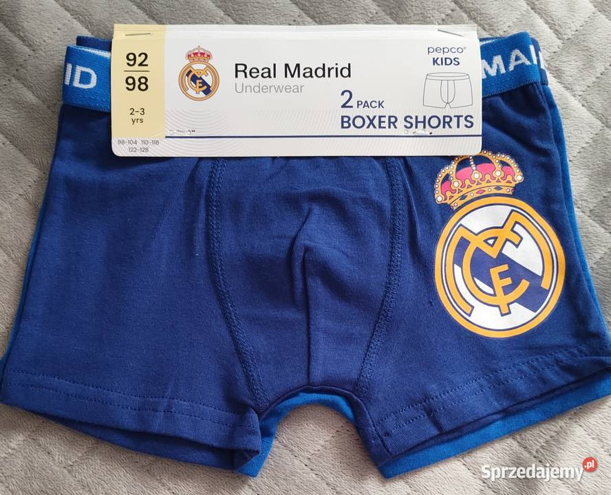 Real Madryt 2x Bokserki Chłopięce 9298 Bielizna Szczecin sprzedam