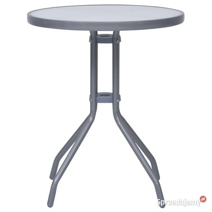 vidaXL Stolik ogrodowy jasnoszary 60 stal i mazowieckie Warszawa sprzedam