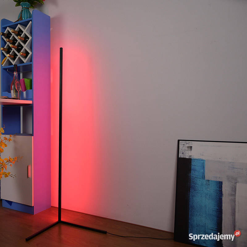 lampa podłogowa kolorowe nastrojowe światła LED Zamość