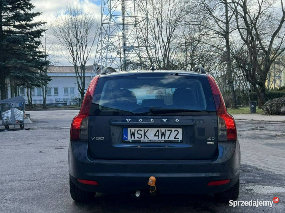 Volvo V50 16D Skóra Navi Alu17 ServiceNAP wielofunkcyjna kierownica mazowieckie Sokołów Podlaski