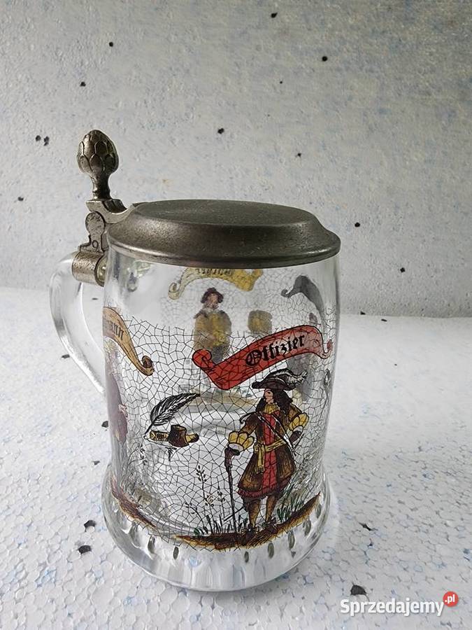 Zdobiony kufel do piwa Ostróda sprzedam