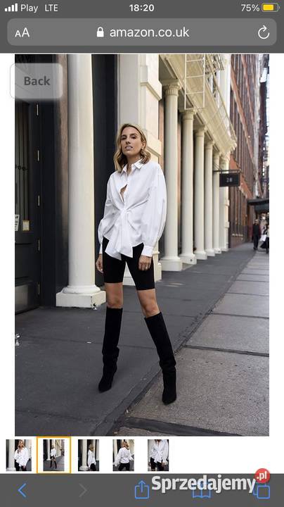 Biała elegancka koszula The Drop S małopolskie Skawina