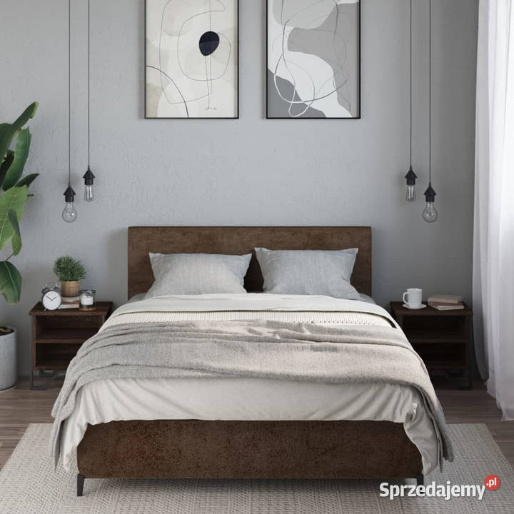 Szafki nocne brązowy dąb 2 40x30x40 WM848503 Nocne mazowieckie Warszawa