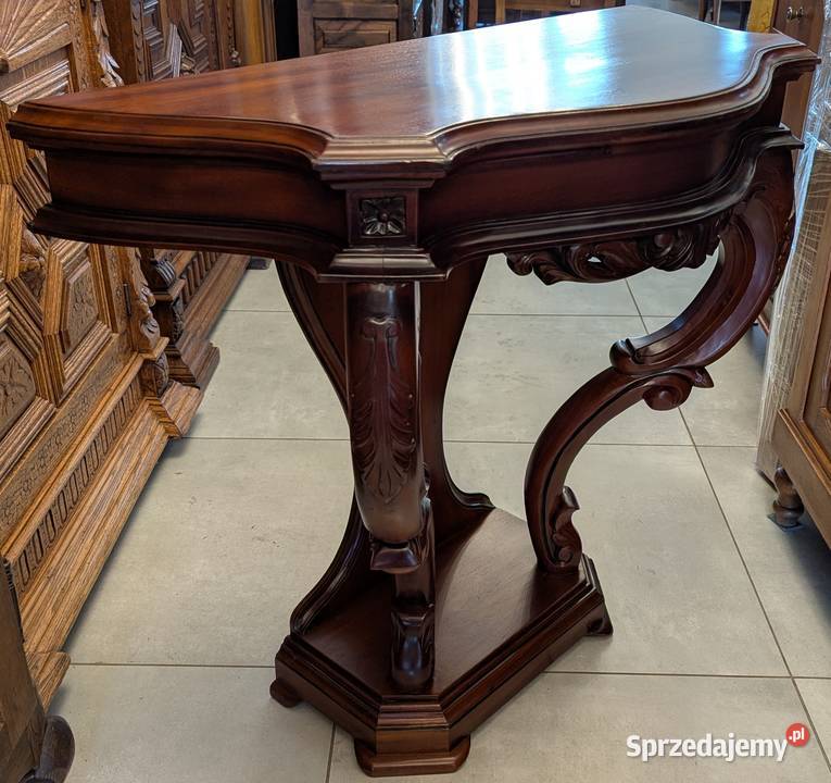 Piękna włoska konsola mahońsklep Dąbrowa Dąbrowa Górnicza