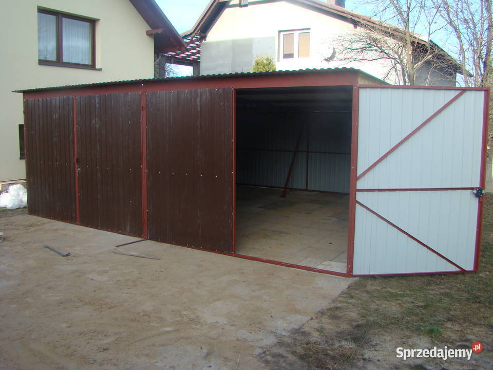 Garaż Blaszany Wiata Magazyn Blaszany 20x6 Świebodzin