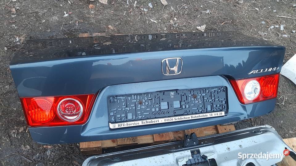 klapa bagażnika Honda Accord VII sedan Karoseria Dębno sprzedam