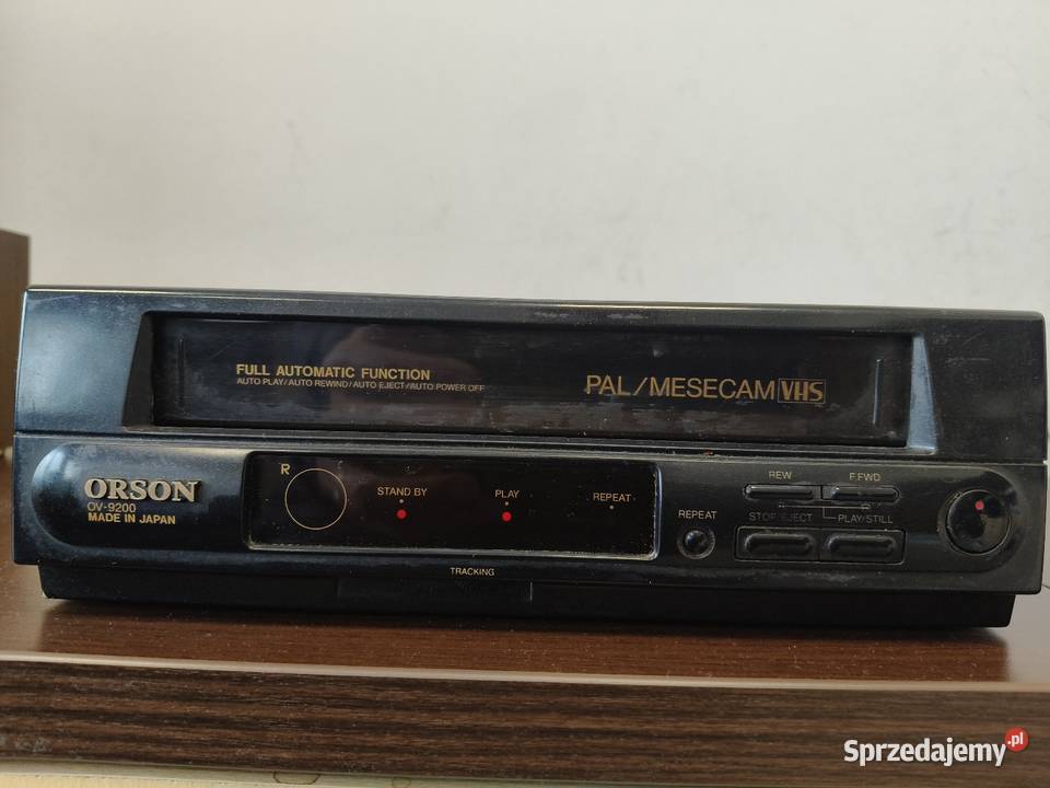 Odtwarzacz wideo VHS Made in Japan Magnetowidy
