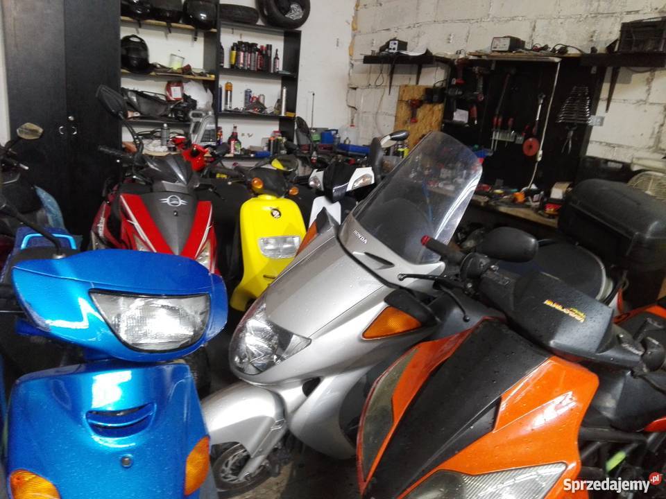 Skuter unikat KINGWAY POSTER z dachem składanym 1000km Łódź