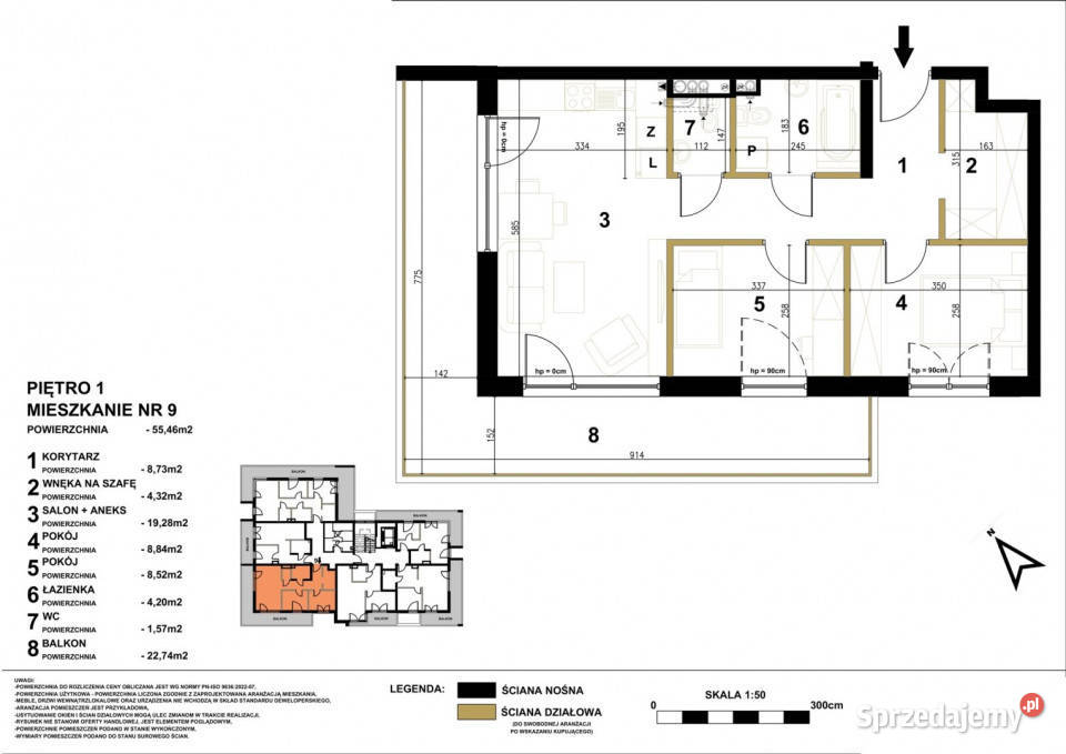 Do sprzedaży mieszkanie 5546m2 3pok Kielce świętokrzyskie