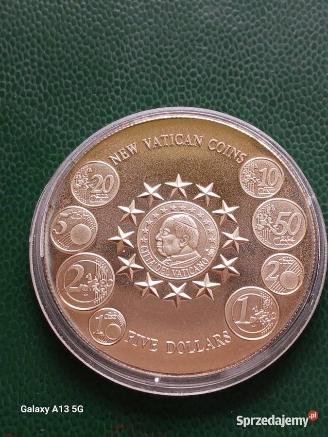 5 Dolarów Liberia 2004 r Mennicze Lustrzane Konin