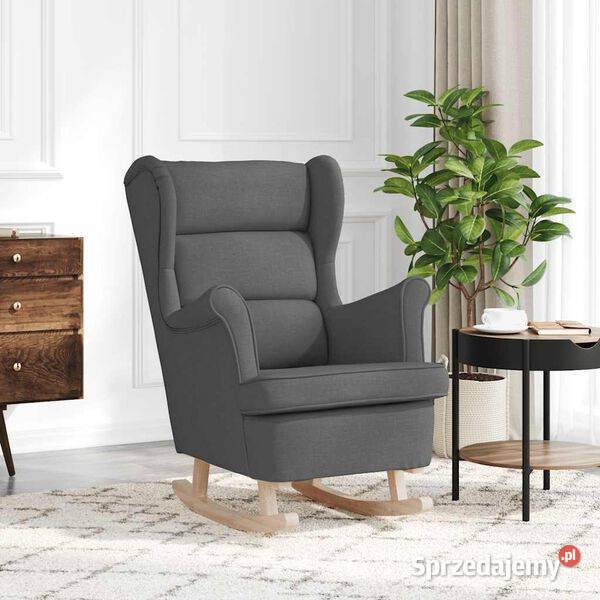 vidaXL Fotel bujany ciemnoszary 74x90x102 Warszawa sprzedam