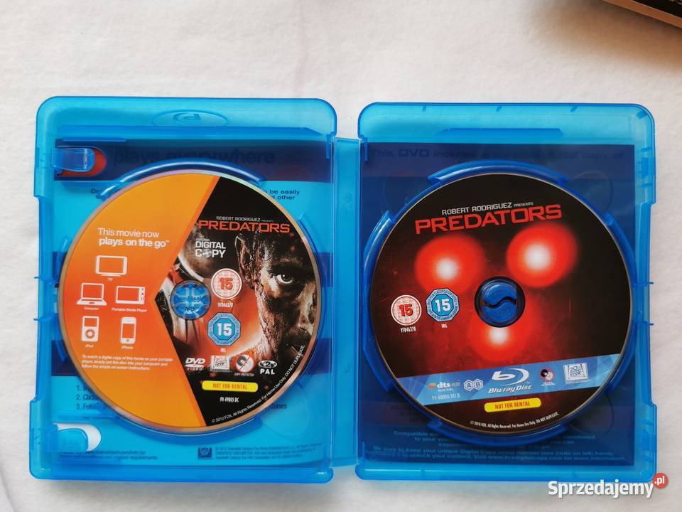 Predators Bluray DVD En 2010 Triple Play Edition Parzęczew