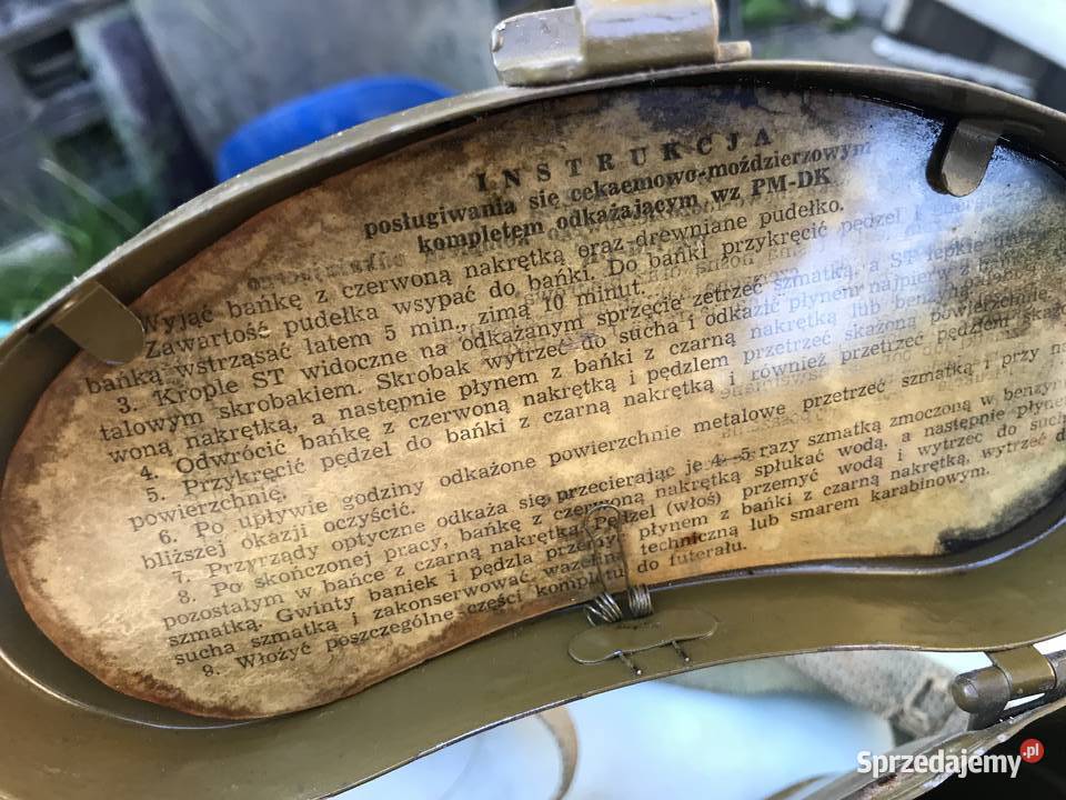 CKMMOZDZIERZ KPL ZESTAW DO ODKAZANIA 1955R