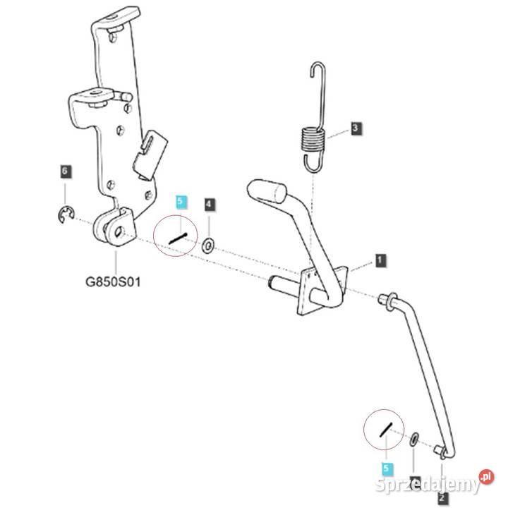 Zawleczka 29 x 2 mm LS MT125 LS XJ25 S441202013 Tajęcina