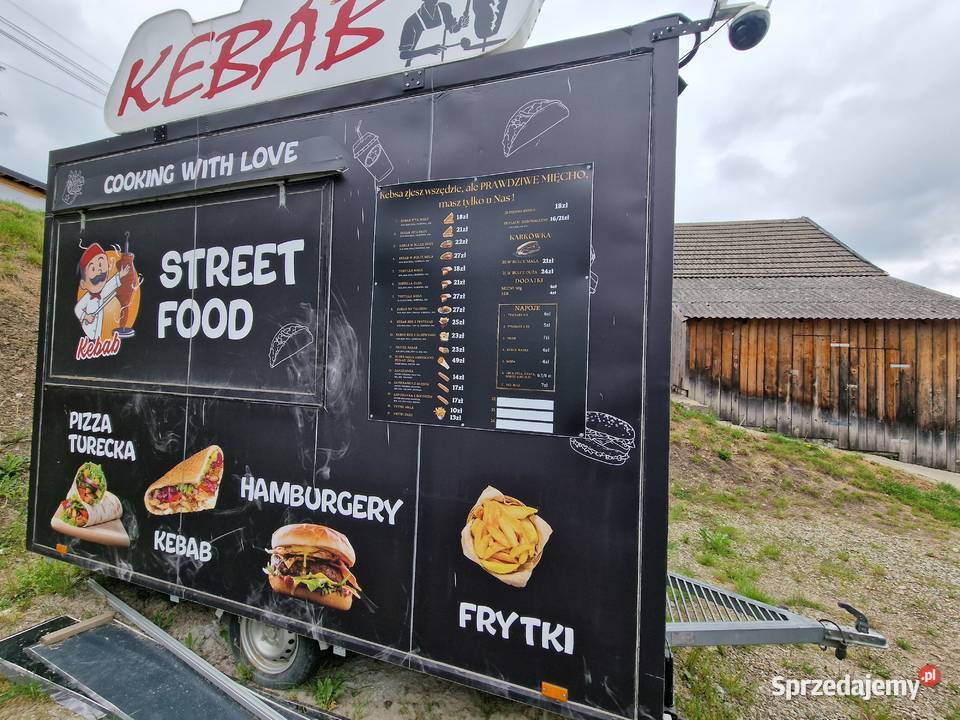 przyczepa gastronomiczna food truck naczepa Limanowa