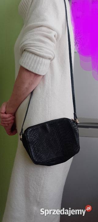 ASOS Czarna torebka wieczorowa z Londynu Kraków