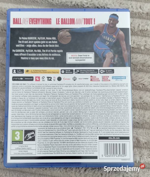 Gra NBA 2K26 5 sportowe sprzedam