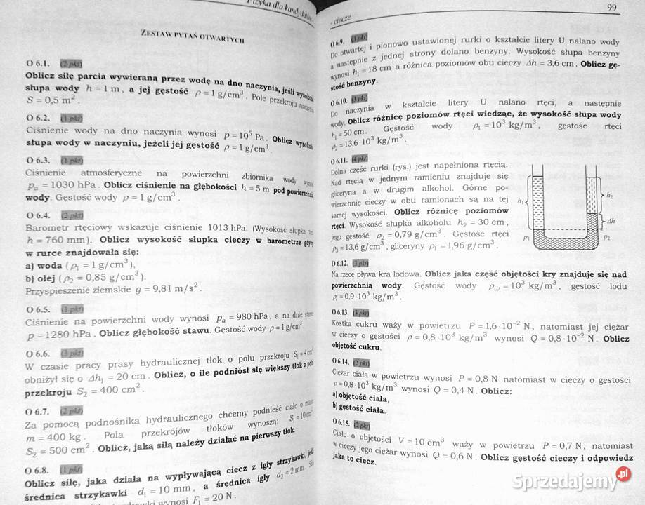 Fizyka Wybór testów Tom 1 Andrzej Persona miękka Chełm