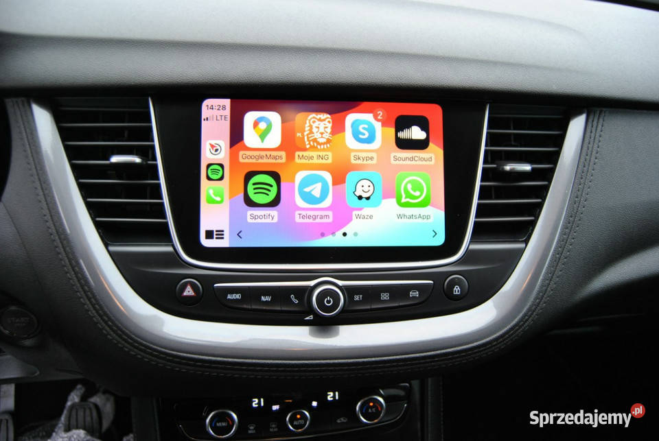 Opel Grandland X NAVI CarPlay AndroidAuto Rej światła do jazdy dziennej Modliborzyce