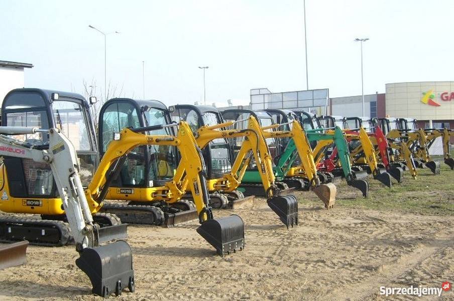 MASZYNY BUDOWLANE Minikoparka mini koparka JCB nie Gniezno