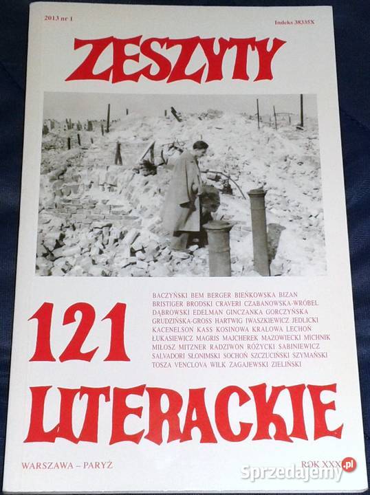 Zeszyty literackie 12112013 S Barańczak Ewa miękka lubelskie Chełm sprzedam