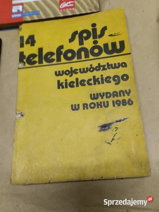 Stare książki telefoniczne Ostrowiec Świętokrzyski