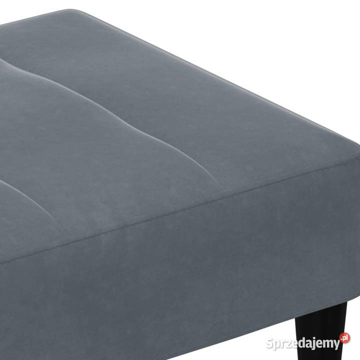 Podnóżek ciemnoszary 77x55x31 aksamit WM4007367 Warszawa