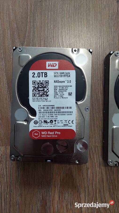 Dysk HDD NAS WWD RED Pro 2TB WD2001FFSX Jaworzno
