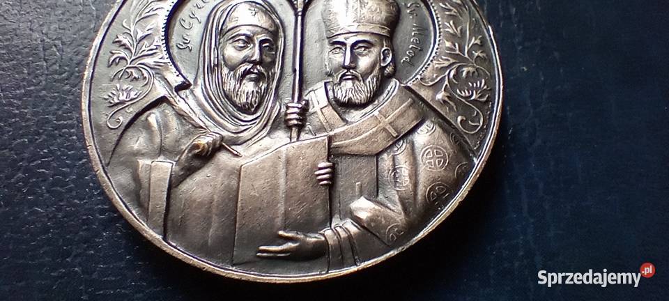 Stare monety Medal Jan Paweł II i Józef Tomko Lesko