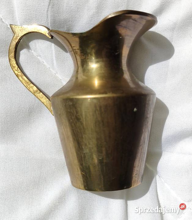 Dzbanuszek mosiężny stary Gdańsk
