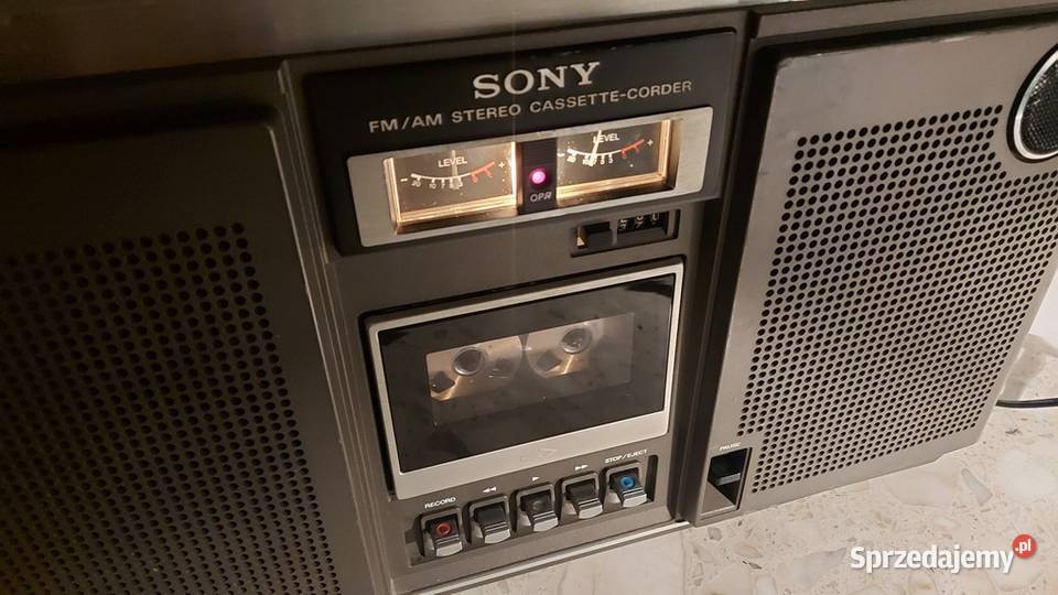 Radiomagnetofon SONY CF570S 1974 sprawny Katowice