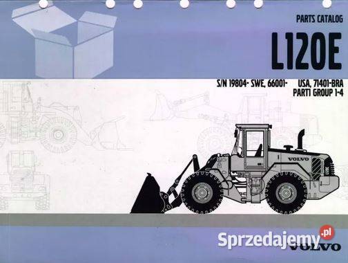 Volvo A30E L120E A40F A40G katalog czesci motoryzacja, transport Kielce