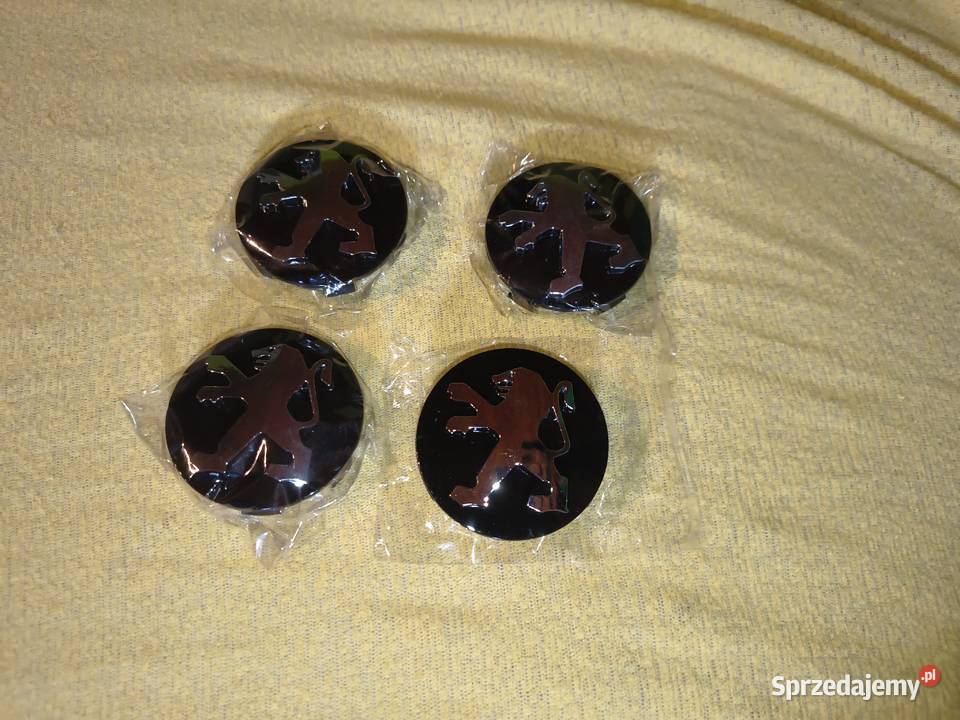 4 NOWE Dekielki kapsle Peugeot dekielek 60mm Krotoszyn