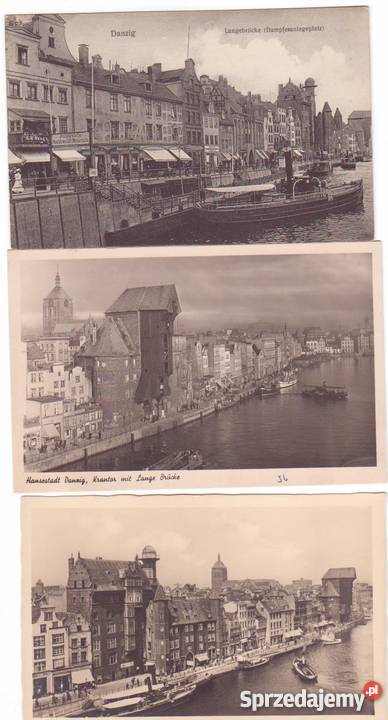 Sprzedam stare pocztowki Gdańsk 14 Filatelistyka pomorskie Gdańsk
