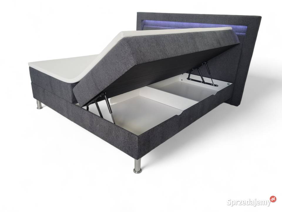 Łóżko Kontynentalne Z Pojemnikiem Luna Różne Łóżka