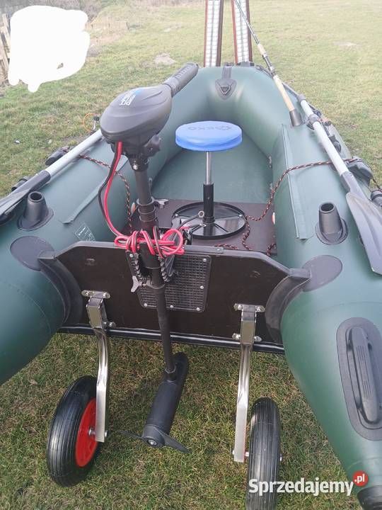 Ponton kolibri 27 m stan plus silnik elektryczny lubelskie Wólka Łózecka