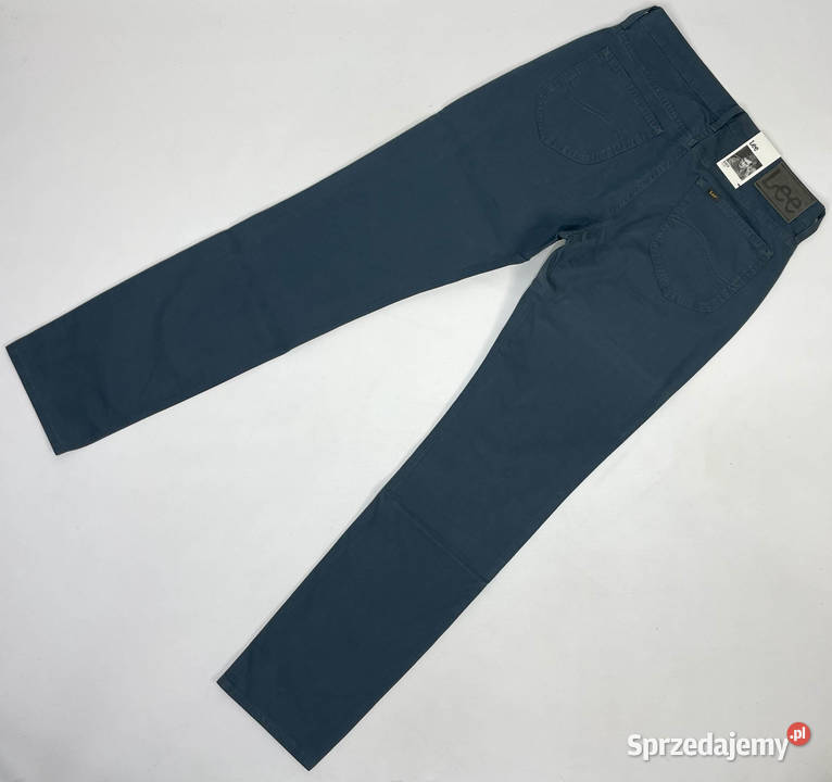 Spodnie męskie Lee Rider Slim Navy W32 L32 Odzież codzienna śląskie Częstochowa