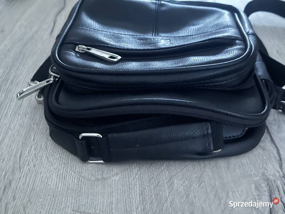 Saszetka męska duża dwie komory L Łódź