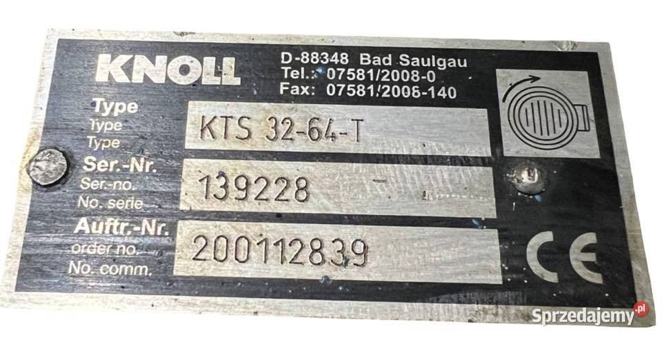 Knoll KTS 3264T Knoll KTS3264T Pompa Chłodziwa Poznań