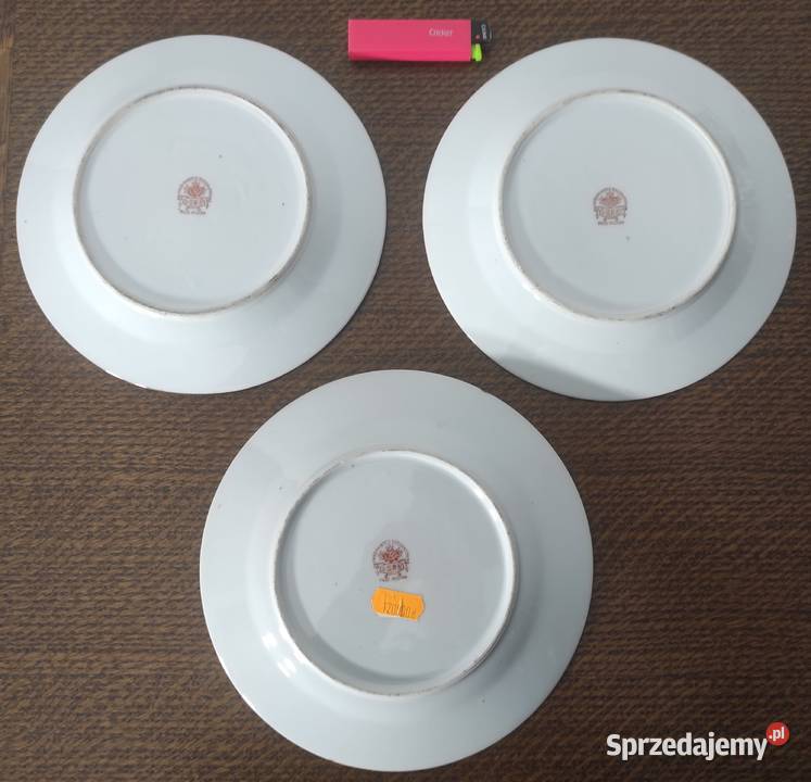 Chińskie talerze porcelanowe 3 sztuki Chiński Warszawa sprzedam