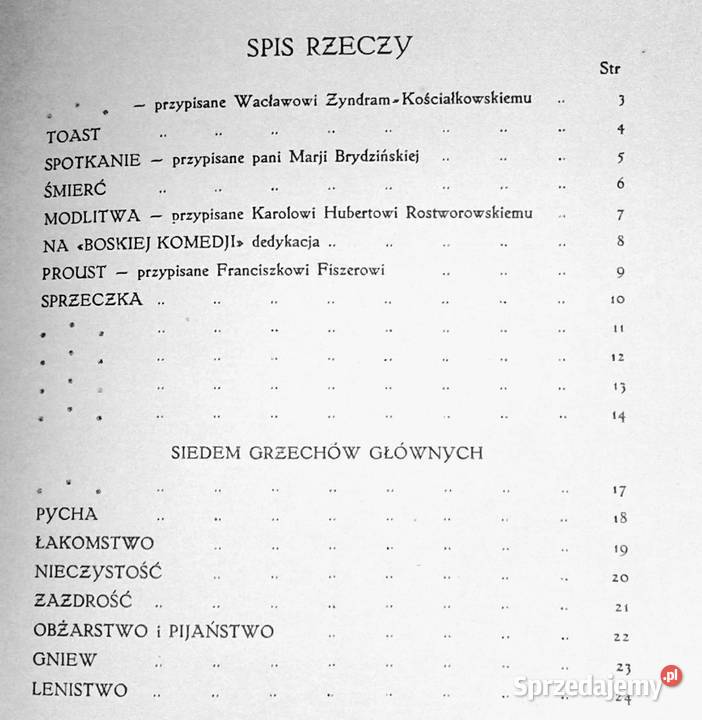 Srebrne i czarne Jan Lechoń Ignis 1924 miękka Chełm
