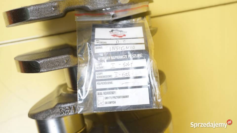 OPEL INSIGNIA ZAFIRA 20 CDTI 13r 130 A20DT wal Silniki i osprzęt świętokrzyskie Suków sprzedam