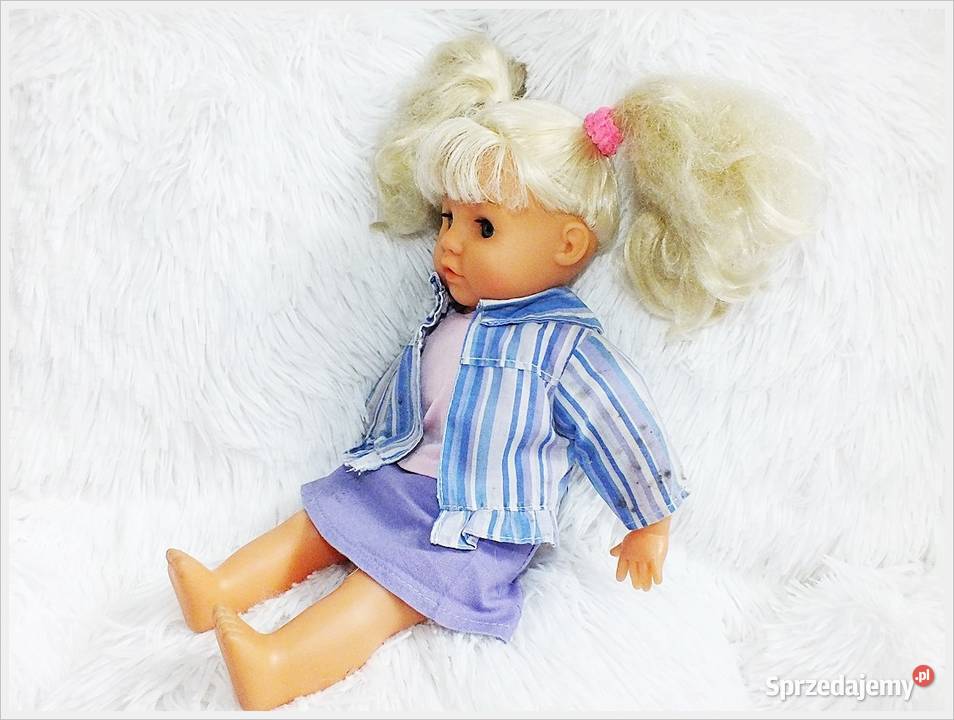 Stara lalka gadająca w ubranku 33 SIMBA Toys 3x Żary