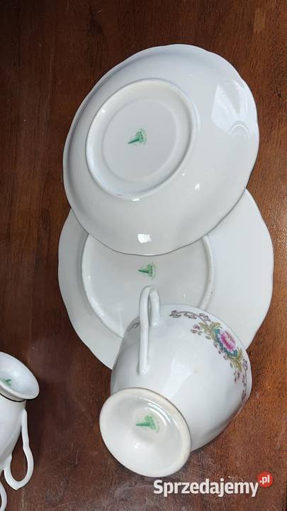 Filiżanka z talerzkiem deserowym Made in China pomorskie sprzedam