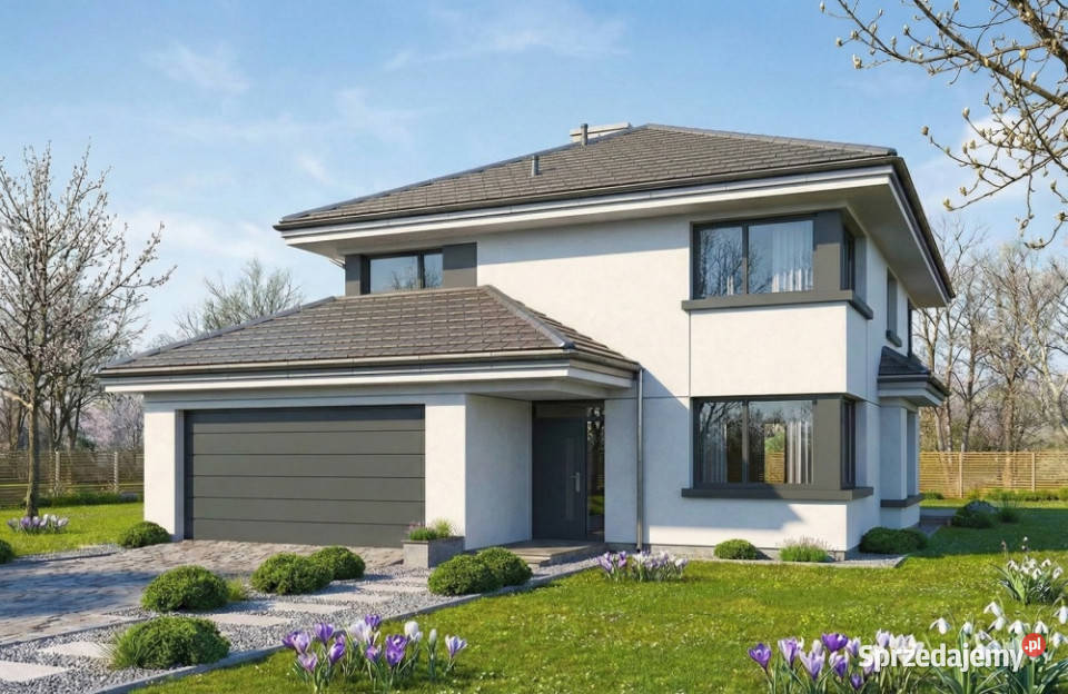 Nowoczesny dom Helios przestrzeń światło i Sulejówek